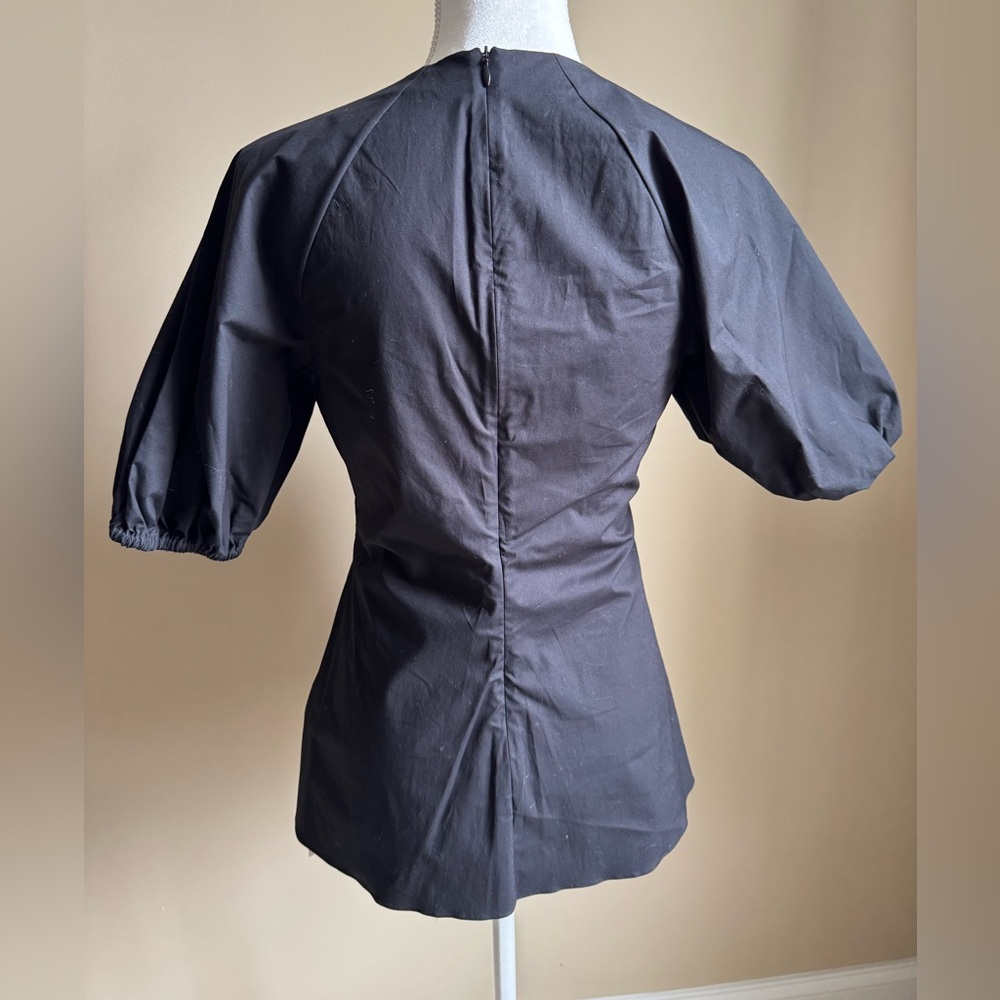 Rosetta Getty Twist Front Top in Black $620 Retail NWT - Picture 4 of 7